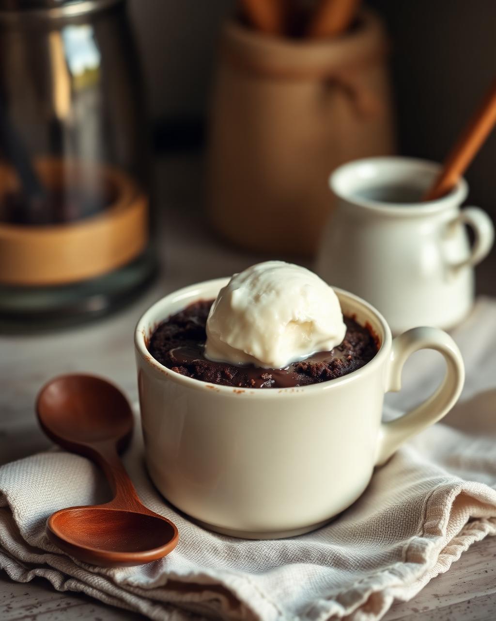 Late-Night Brownie Mug Cake