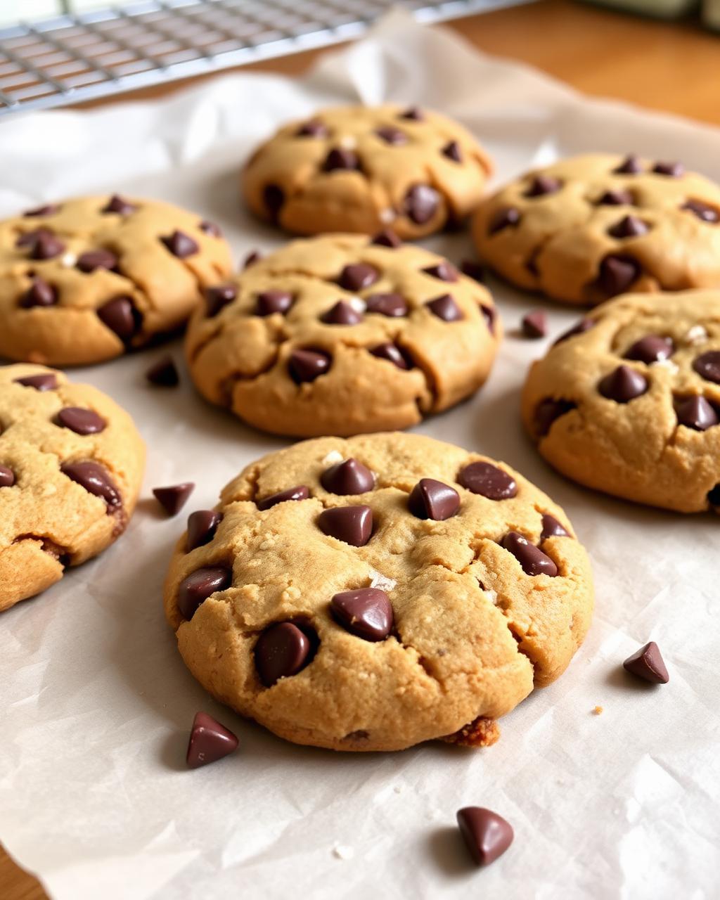 Almond Flour Chocolate Chip Cookies