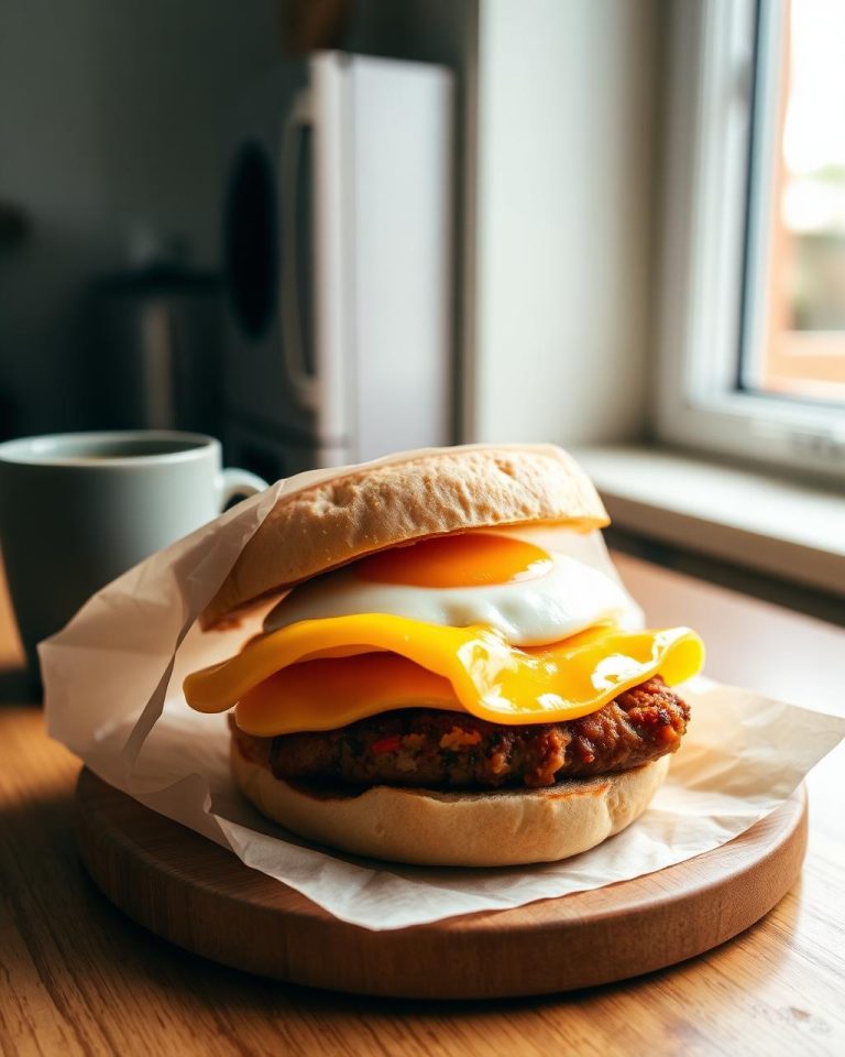Better-than-cafe breakfast sandwich